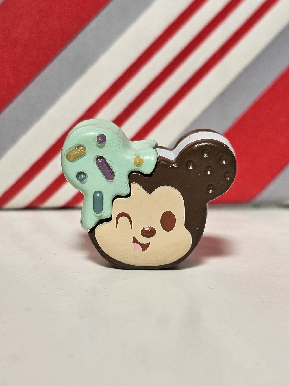 Disney Mint & Brown Mickey Ice Cream Clip